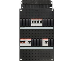 ABB ABB groepenkast 1-fase, 4 groepen, 2 Aardlekschakelaars 2-P, 1 hoofdschakelaar 2-P 40A