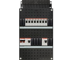 ABB ABB groepenkast 1-fase, 8 groepen, 2 Aardlekschakelaars 2-P, 1 hoofdschakelaar 2-P 40A