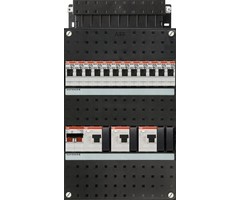 ABB ABB groepenkast 1-fase, 12 groepen, 3 Aardlekschakelaars 2-P, 1 hoofdschakelaar 2-P 40A