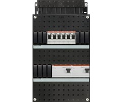 ABB ABB groepenkast 3-fase, 6 groepen, 2 Aardlekschakelaars 4-P