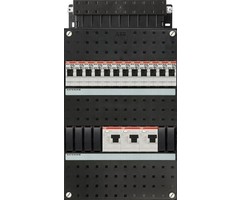 ABB ABB groepenkast 1/3-fase, 12 groepen, 3 Aardlekschakelaars 2-P