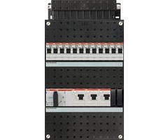ABB ABB groepenkast 3-fase, 12 groepen, 3 Aardlekschakelaars 2-P, 1 hoofdschakelaar 4-P