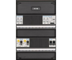 Eaton Eaton groepenkast 1-fase, 4 groepen, 2 Aardlekschakelaars 2-P, 1 beltrafo, 1 hoofdschakelaar 2-P 40A, Systeem 55 I-42G140T-HS-64