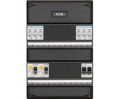 Eaton Eaton groepenkast 1-fase, 6 groepen, 2 Aardlekschakelaars 2-P, 1 hoofdschakelaar 2-P 40A, Systeem 55 I-62G1400-HS-64