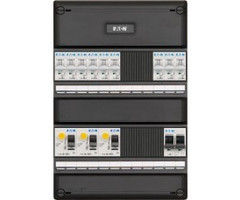 Eaton Eaton groepenkast 1-fase, 9 groepen, 3 Aardlekschakelaars 2-P, 1 hoofdschakelaar 2-P, systeem 55 I-93G1400-HS-64