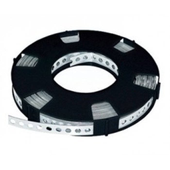 Don Quichotte Montageband in cassette verzinkt 12 x 0,75 mm gatdiameter 5,2mm