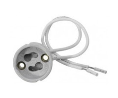 230V GU10 fitting met 2 x 10cm draad