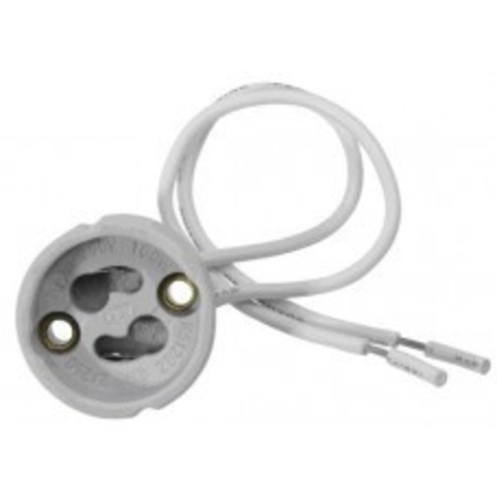 230V GU10 fitting met 2 x 10 cm draad