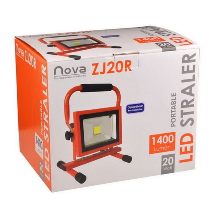 Nova  Nova led bouwlamp draagbaar 20watt 1400k - ZJ20R