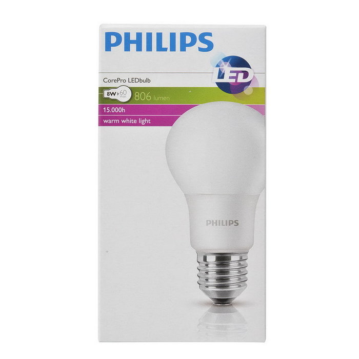 Philips Philips Corepro ledbulb 8W (60W)  E27 827 niet dimbaar - 57755400§