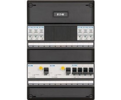 Eaton Eaton groepenkast 3-fase, 6 groepen, 2 Aardlekschakelaars 4-P, 1 hoofdschakelaar 4-P, systeem 55 - I-62G3400-HS-64