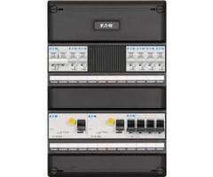 Eaton Eaton groepenkast 3-fase, 6 groepen, 2 Aardlekschakelaars 4-P, 1 fornuisgroep 2x230V, 1 hoofdschakelaar 4-P - I-62V14F0-HS-64