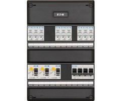 Eaton Eaton groepenkast 3-fase, 9 groepen, 3 Aardlekschakelaars 2-P, 1 hoofdschakelaar 4-P, systeem 55 I-93V1400-HS-64