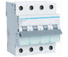Hager Hager Installatieautomaat 3P+N B32- MBN632E