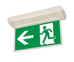 OFXlights noodverlichtingbord uitgang links