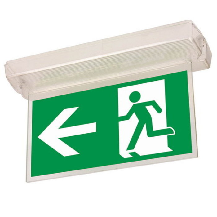 OFXlights noodverlichtingbord uitgang links