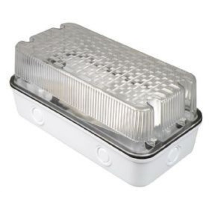 Nova bulk buitenarmatuur / portiekarmatuur slagvast wit