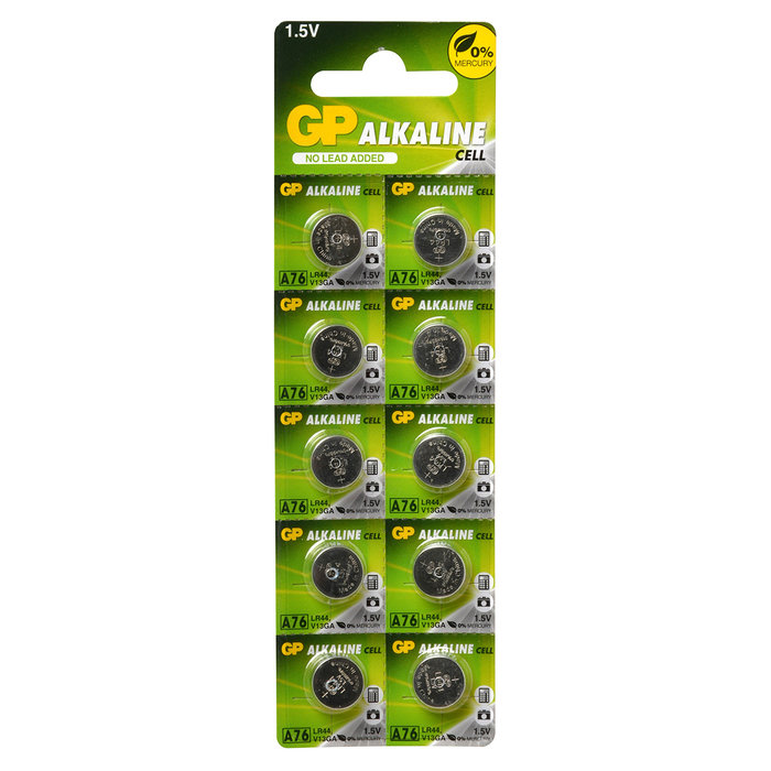 GP Batteries GP ALKALINE LR44 1,5V 10 STUKS