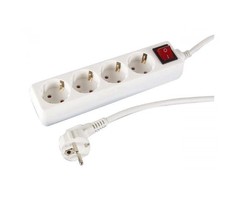 VB Extend Tafelcontactdoos 4 voudig wit 3 meter met schakelaar RA 2500W