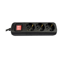 VB Extend Tafelcontactdoos 3 voudig zwart 1.5 meter met schakelaar RA 3500W
