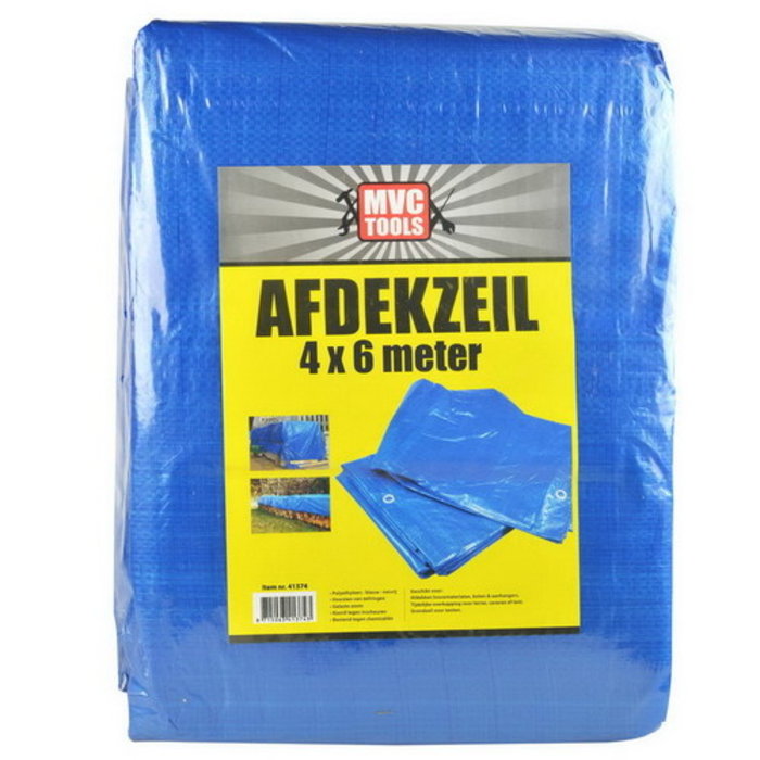 MVC Tools Afdekzeil blauw 4 x 6 meter