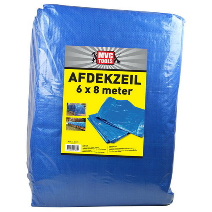 MVC Tools Afdekzeil blauw 6 x 8 meter