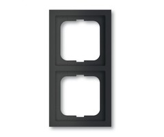 Busch-Jaeger Busch-Jaeger Future Linear 2-voudig afdekraam MAT Zwart 1722-885K