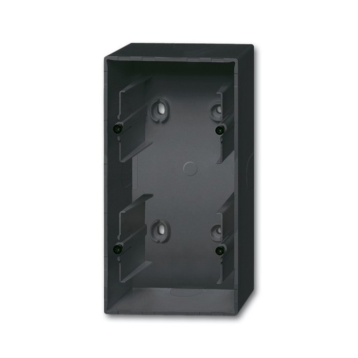 Busch-Jaeger Busch-Jaeger Future Linear Opbouwrand 2V MAT Zwart 1702-885