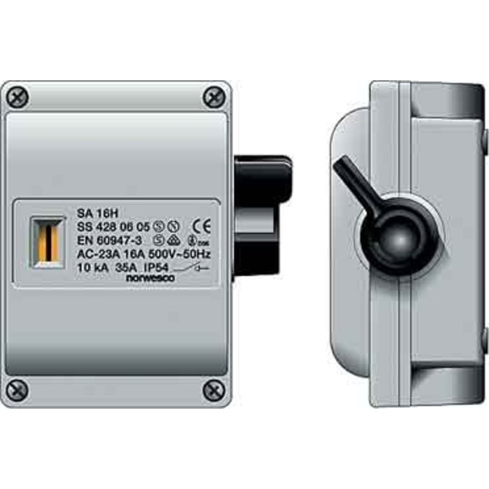 Norwesco Werkschakelaar 16a 4p