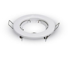 V-tac Inbouwspot rond 80mm vast wit