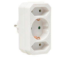VB Extend VB Extend Verloopstekker 2x Euro + 1x RA Wit