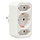 VB Extend Verloopstekker 2x Euro + 1x RA Wit