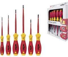 Wiha Wiha schroevendraaierset 3201SF K6 SlimFix VDE 6-delig - Wiha schroevendraaierset 3201SF K6 SlimFix VDE 6-delig - 22035389