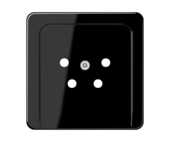 Jung Jung CD500 afdekking tae zwart - CD561TFSW