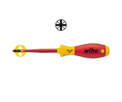 Wiha Wiha schroevendraaier Softfinish electric slimfix pozidriv 3241 pz2x10 - 22035396