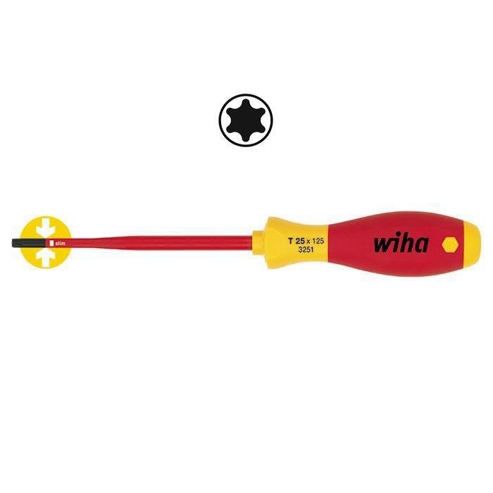 Wiha Wiha schroevendraaier Softfinish electric slimfix torx 3251 t10x100 - 22036536