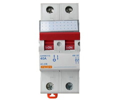 Gewiss Gewiss Hoofdschakelaar lastscheider ip20 2P 40a - GW96115