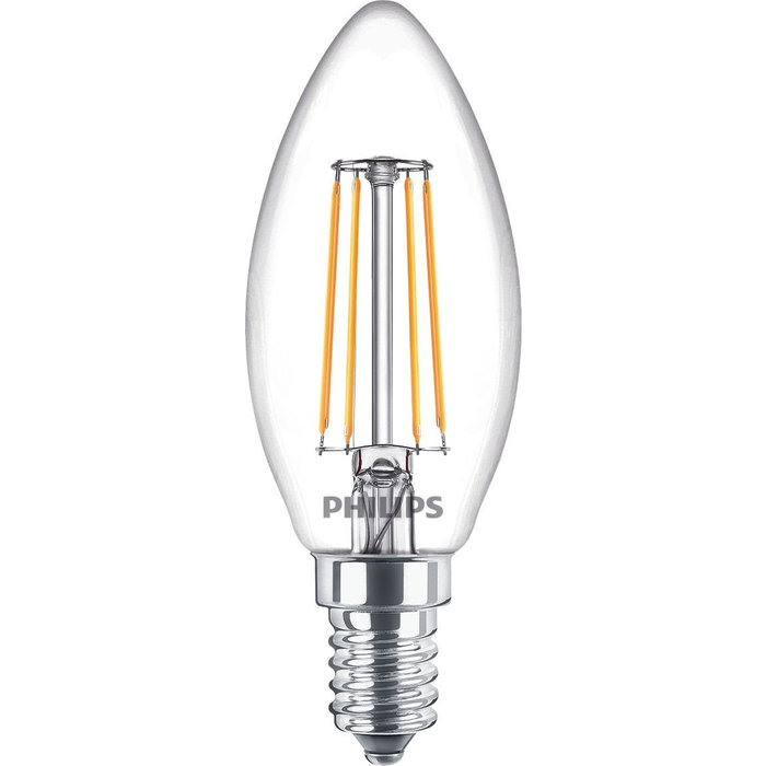 Philips Philips Classic led led-lamp e14 4,5W kaars 827 2700K 470LM dimbaar - 77337300