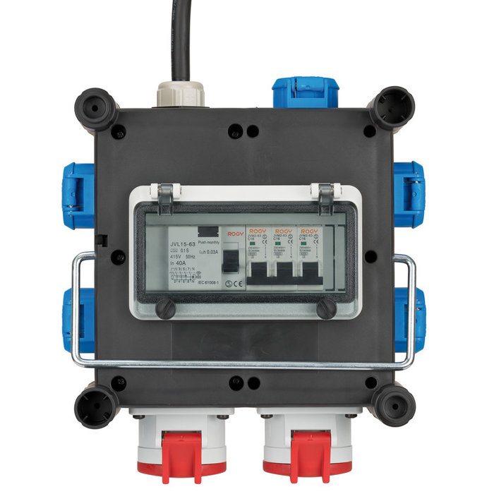 Brennenstuhl Brennenstuhl F01020000 Stroomverdeler BSV 3 fi/16 2 ip 44 - 1153690200