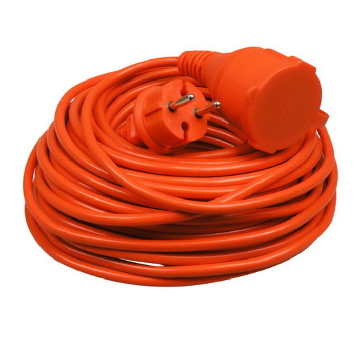 VB Extend VB Extend Verlengsnoer 20 meter 2x1.5mm H05VV-F + klep oranje - 41076