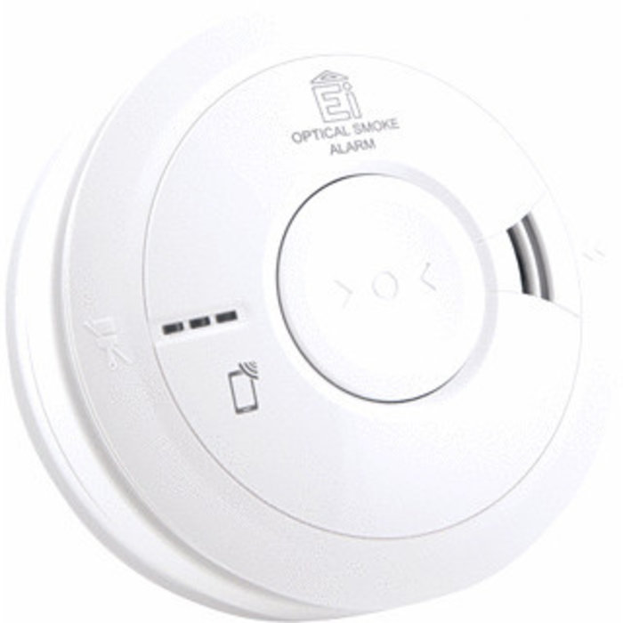 Ei Electronics EI Electronics rookmelder optisch, 230V, 10 jaar lithium backup, stofcompensatie, audiolink - EI3016