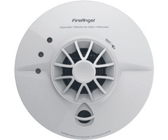 FireAngel Fireangel Hittemelder 230V vaste lithium batterij backup 10 jaar - HM-F-1EU