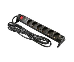 VB Extend VB Extend Tafelcontactdoos 6V Draaibaar 3meter 3x1,5mm zwart monteerbaar (61058)