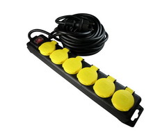 VB Extend Tafelcontactdoos prof 6V RA + klep 10 meter 3x1,5mm² H07RN-F IP44