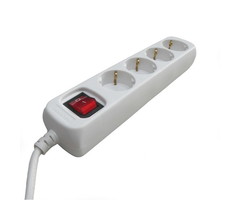 VB Extend Tafelcontactdoos  4V + RA 5 meter 3x1.0mm² wit + schakelaar