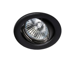 LumiParts Inbouwspot Ø50mm kantelbaar zwart