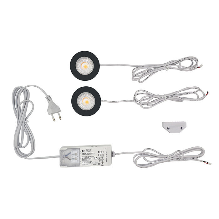 Interlight Interlight Led cabiled spot led 260LM 2700K 4W ip44 - IL-CBSET27B