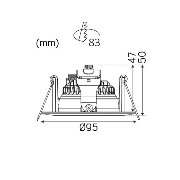 Interlight Interlight Led core spot led 2700K 8W ip20 - IL-D360K27W