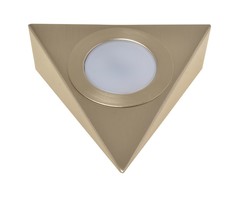 Nova LED Driehoekspot/Keukenspot ALU geborsteld 230V IP44 +2M snr