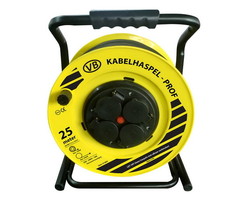 VB Extend KabelHaspel 25 meter 3x1,5mm² H07 neopreen snoer met thermische beveiliging Prof